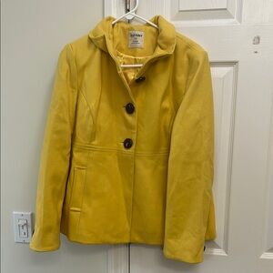 Old Navy Yellow Button-Up Jacket